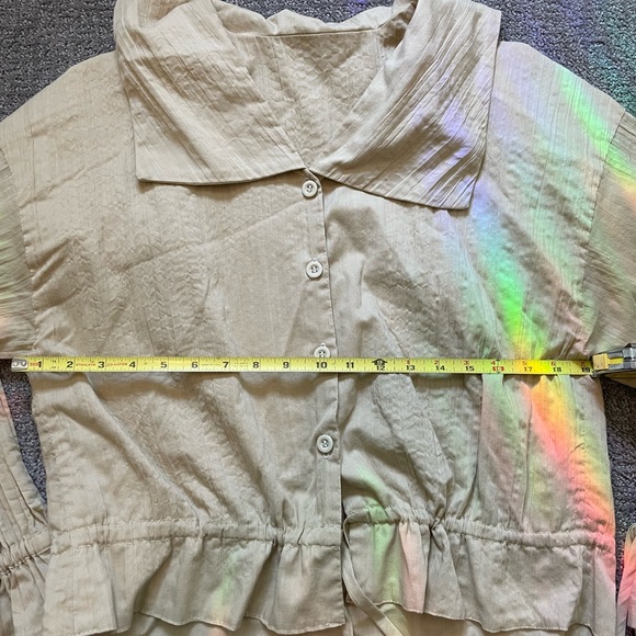 Reifhaus Sailor Peter Pan collar top S M - Picture 5 of 5